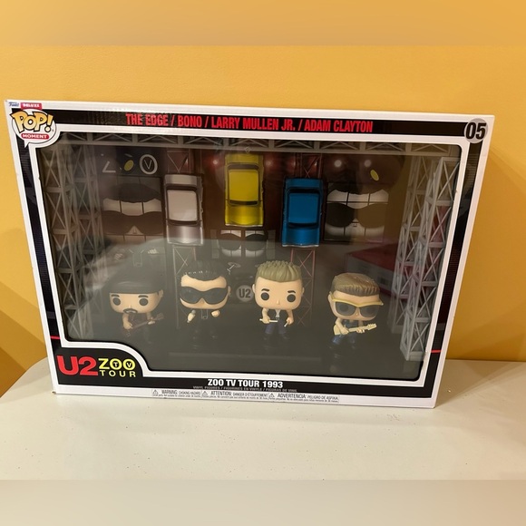 Nwt Funko POP Moment | U2's Zoo TV Tour 1993 - Picture 1 of 4
